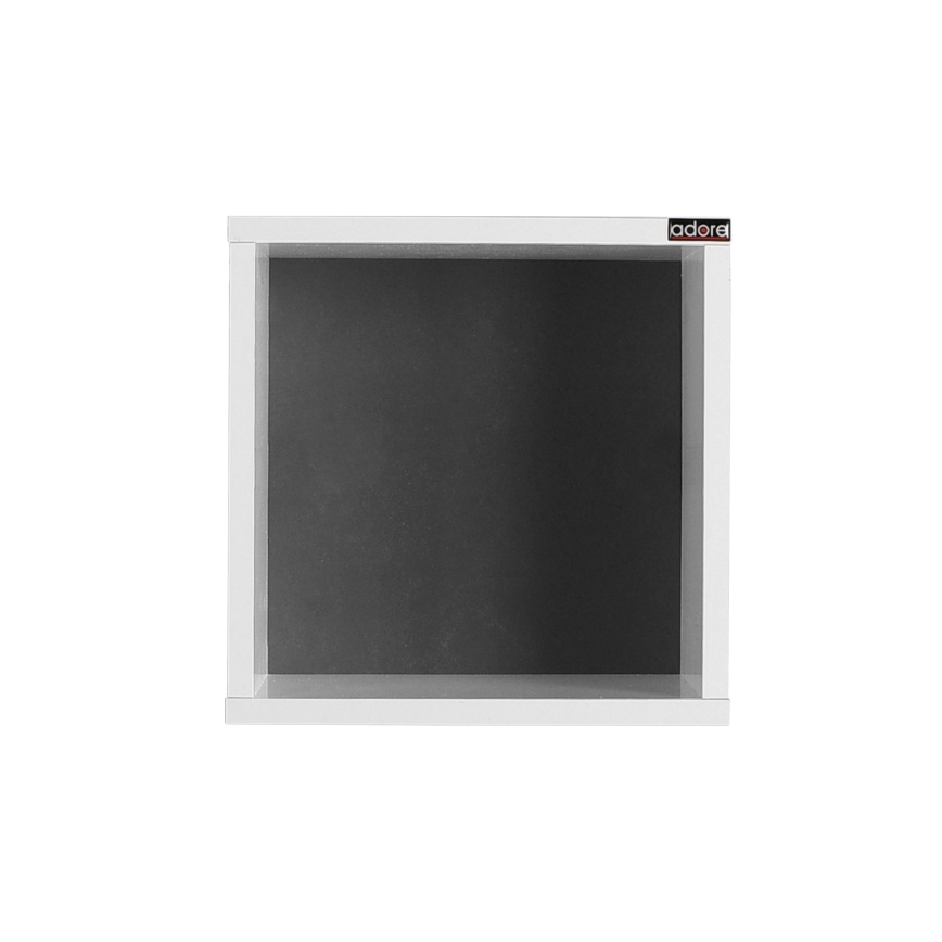 Настенная полка 33x33 см белый