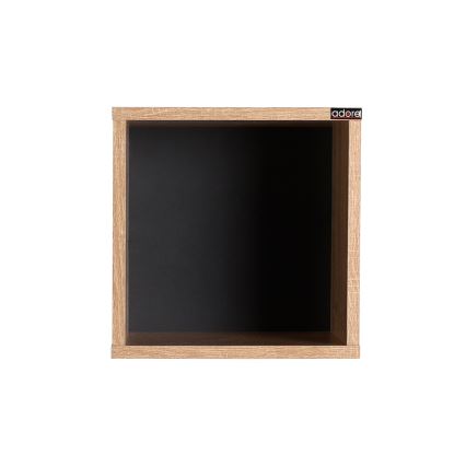 Настенная полка 33x33 см коричневый