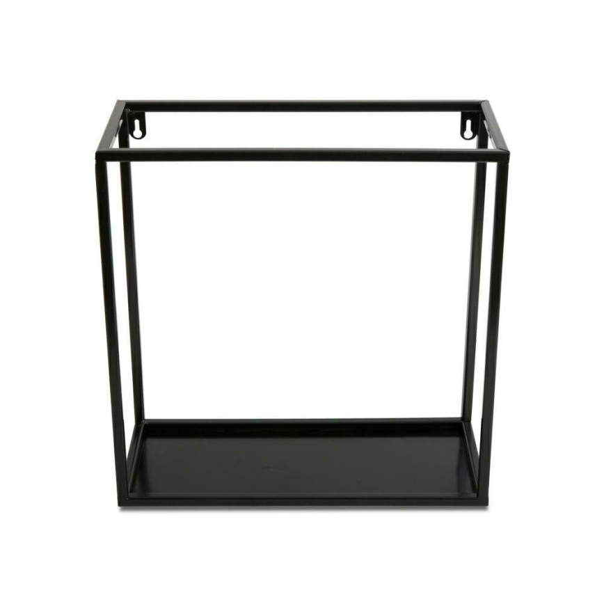 Настенная полка 35x35 см черного цвета