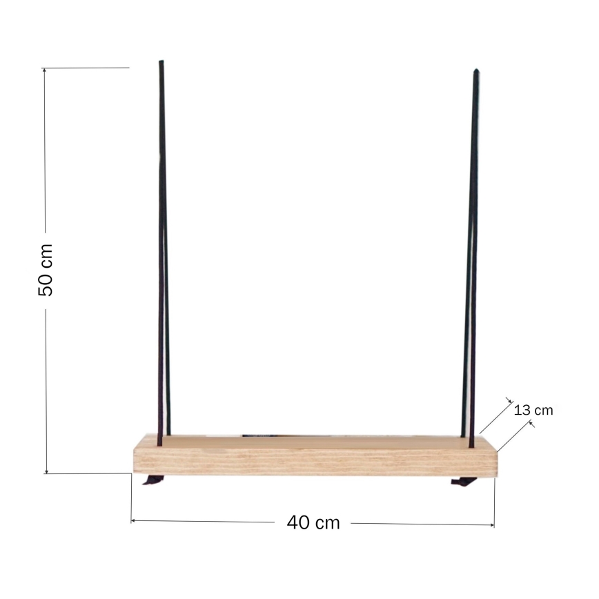 Настенная полка 50x40 см ель