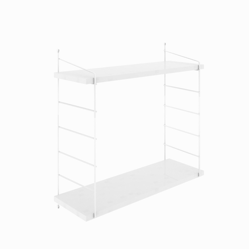 Настенная полка ARMONI 58x72 см белая