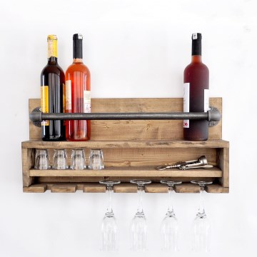 Настенная полка для кухни BORU 28x60 см ель/сосна