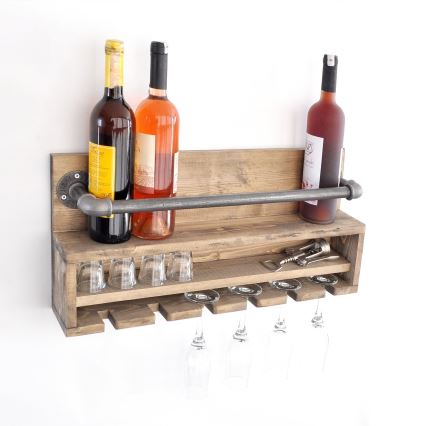 Настенная полка для кухни BORU 28x60 см ель/сосна