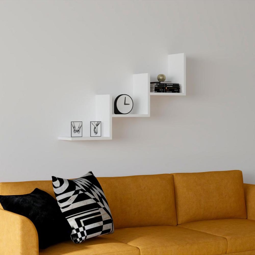 Настенная полка MIST 60x90 см белая
