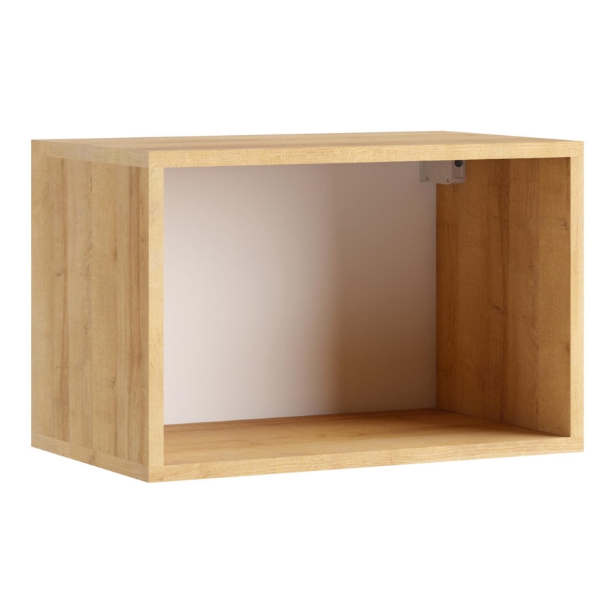 Настенная полка PAVO 32,5x50 см коричневый