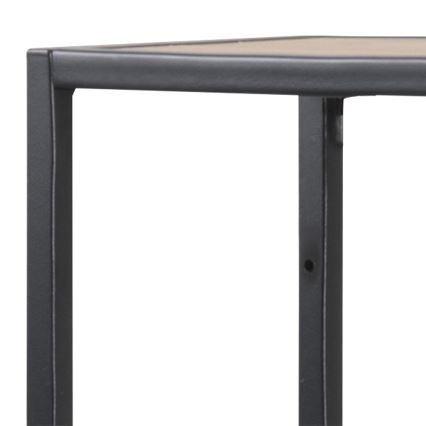 Настенная полка SARON дуб/чёрный