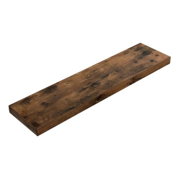 Настенная полка SHELFY коричневая