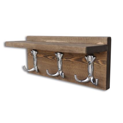 Настенная вешалка 13x30 см ель