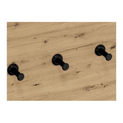 Настенная вешалка CORICA 145x35 см дуб artisan