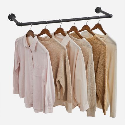 Настенная вешалка для плечиков LINEA чёрная