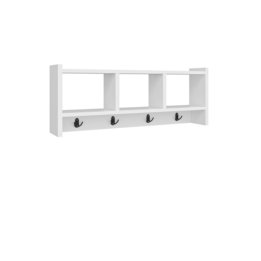 Настенная вешалка STAR 35x76 см белый
