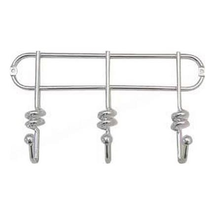 Настенная вешалка TWIST 13,3x25,3 см, хром глянцевый