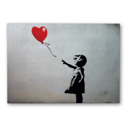 Настенная картина на холсте 50x70 см черный/серый