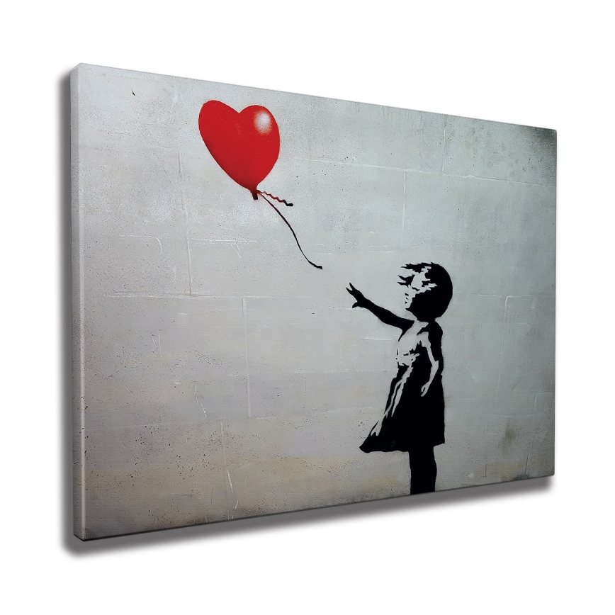 Настенная картина на холсте 50x70 см черный/серый