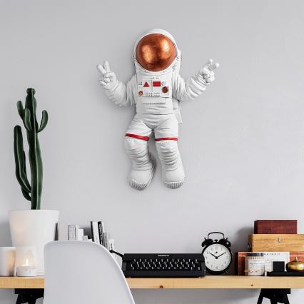 Настенное украшение 47x35 см астронавт медный