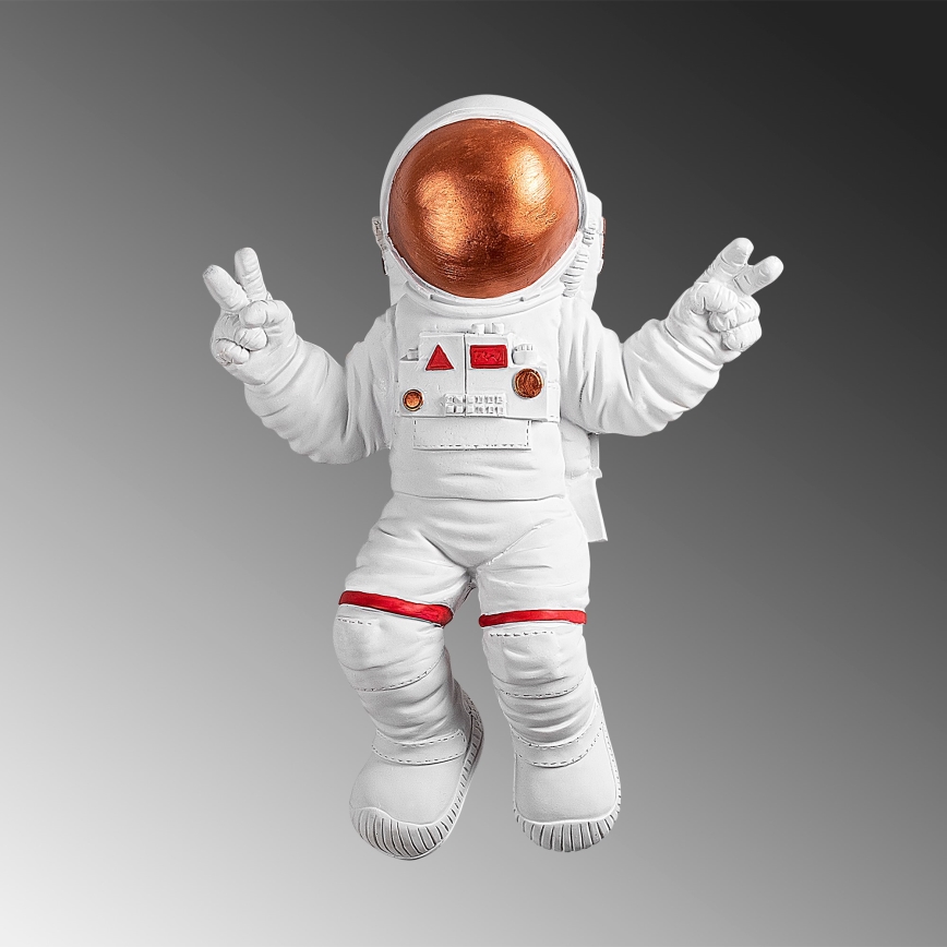 Настенное украшение 47x35 см астронавт медный