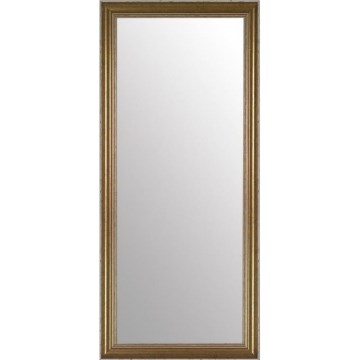 Настенное зеркало CARLO 90x40 см, латунное