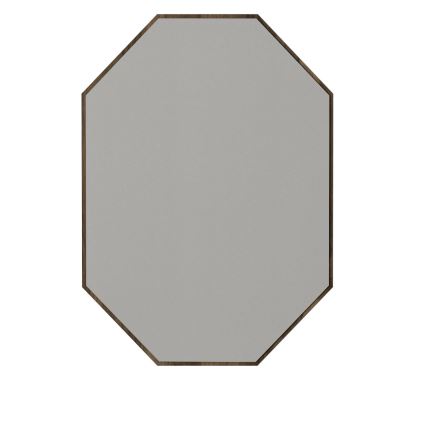 Настенное зеркало LOST 70x45 см коричневый