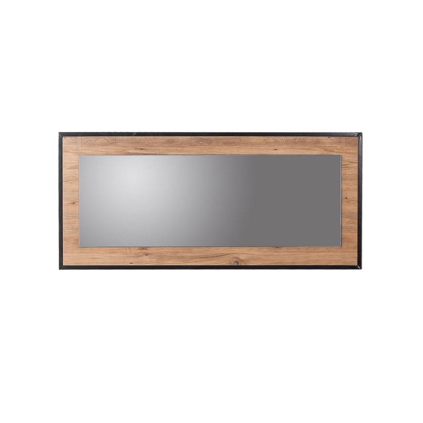Настенное зеркало QUANTUM 60x110 см коричневый/черный