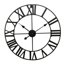 Настенные часы 1xAA диаметр 60 см черные