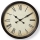 Настенные часы 1xAA ⌀ 50 см бежевые/черные