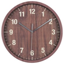 Настенные часы 25 см коричневые