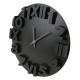 Настенные часы с 3D-дизайном 1xAA черный