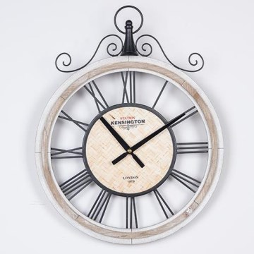 Настенные часы 1xAA диаметр 40 см бежевый