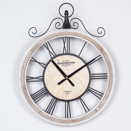 Настенные часы 1xAA диаметр 40 см бежевый