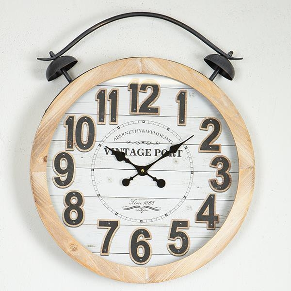 Настенные часы 1xAA диаметр 50 см бежевый