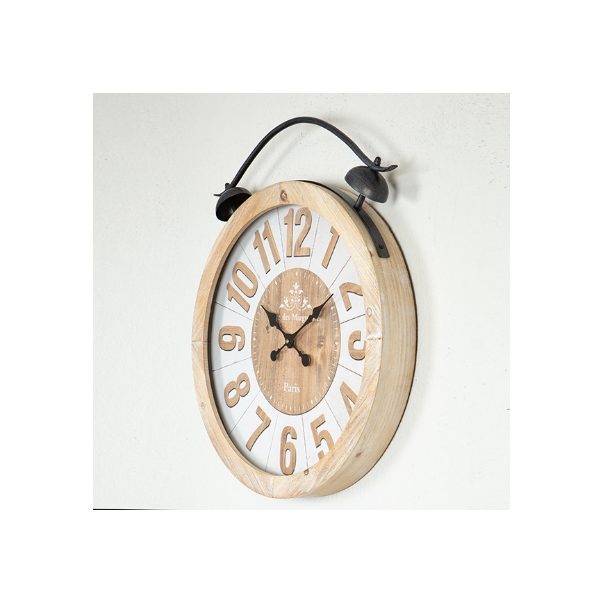 Настенные часы 1xAA диаметр 50 см бежевый