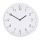 Настенные часы, диаметр 30,8 см, питание 1×AA, белые
