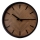 Настенные часы диаметр 30 см 1xAA черный/коричневый