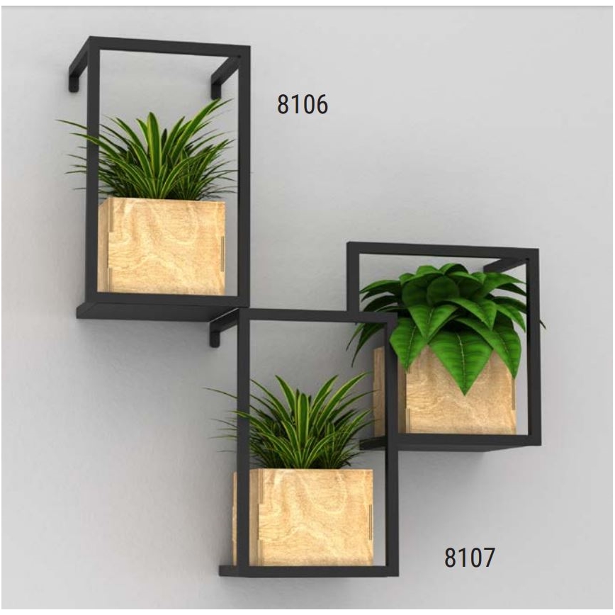 Настенный цветочный горшок 30x18 см