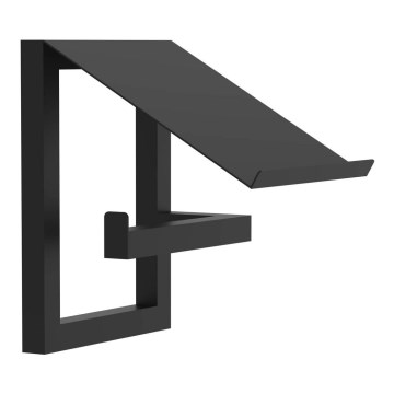 Настенный держатель туалетной бумаги 17x15 см черный