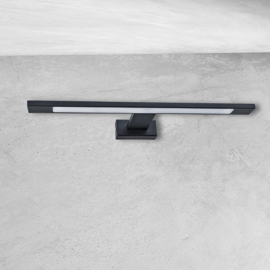 Настенный LED-светильник для ванной SHINE, 7 Вт/230 В, 40 см, IP44, чёрный