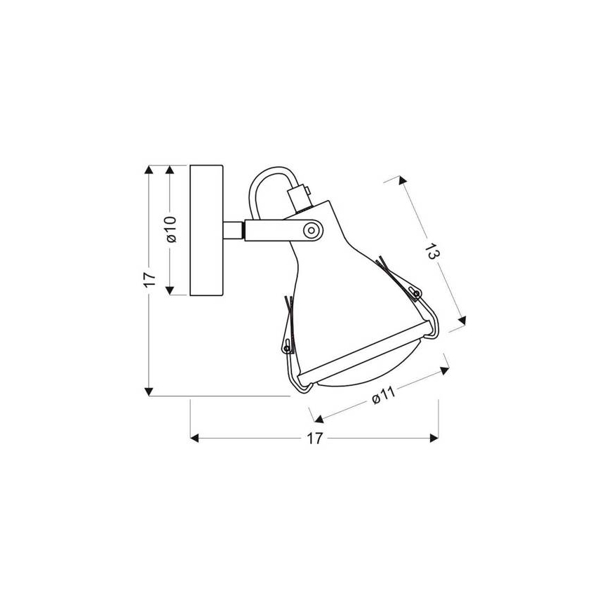Настенный прожектор CRODO 1xE14/40W/230V