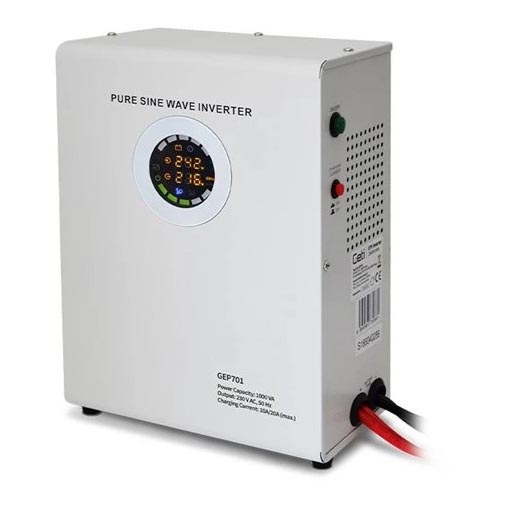 Настенный резервный источник питания 700W/1000VA чистая синусоида