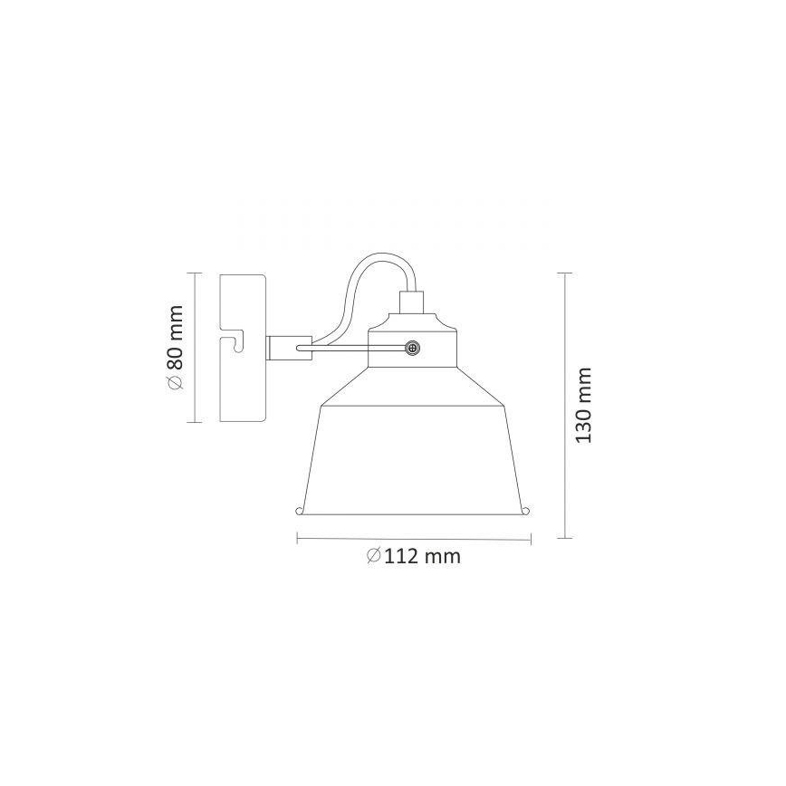 Настенный светильник 1xE14/8W/230V