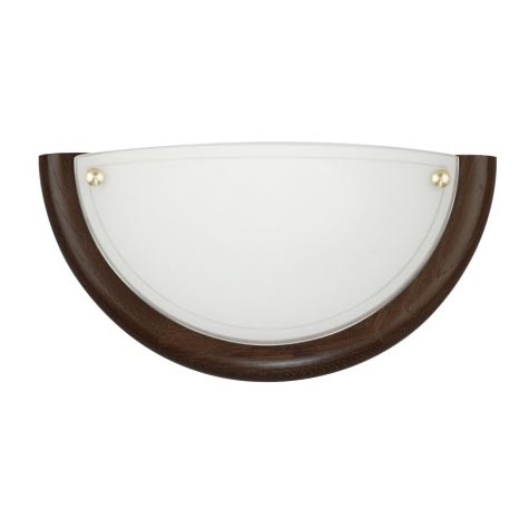 Настенный светильник 1xE27/60W/230V орех