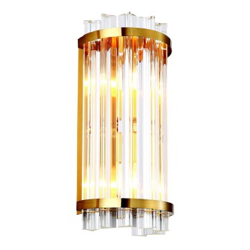 Настенный светильник 2xE14/7W/230V золотистый