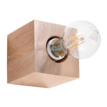 Настенный светильник ABEL 1xE27/15W/230V бук