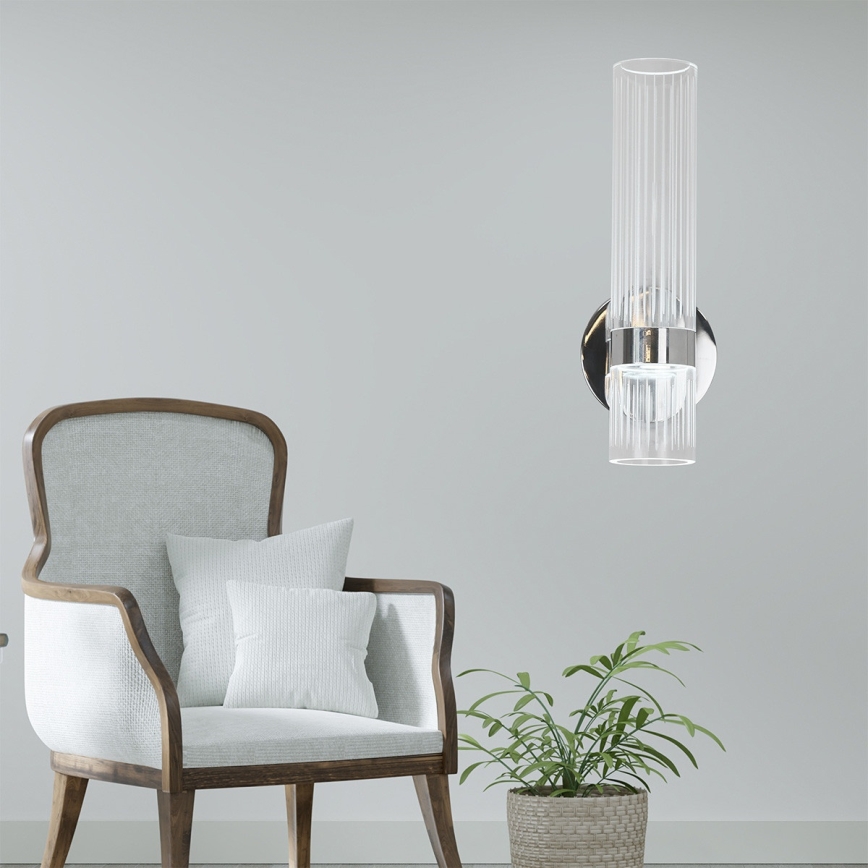 Настенный светильник AMBIENTE LED, 6 Вт, 230 В, 3000/4000/6000 К, глянцевый хром