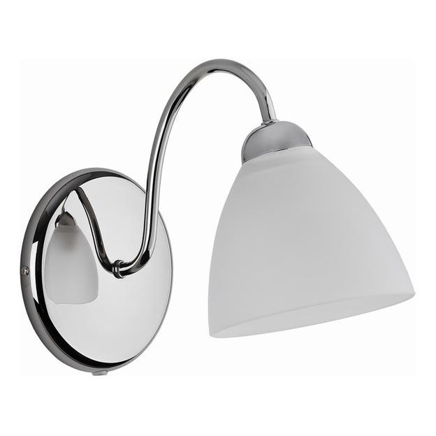 Настенный светильник ARIEL 1xE27/15W/230V блестящий хром