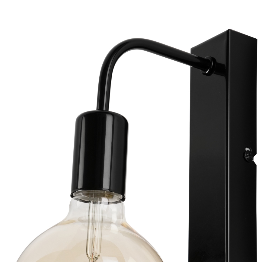 Настенный светильник ASTRID 1xE27/60W/230V черный глянец