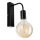 Настенный светильник ASTRID 1xE27/60W/230V черный глянец