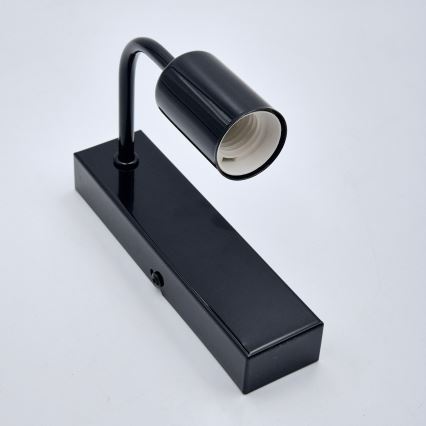 Настенный светильник ASTRID 1xE27/60W/230V черный глянец