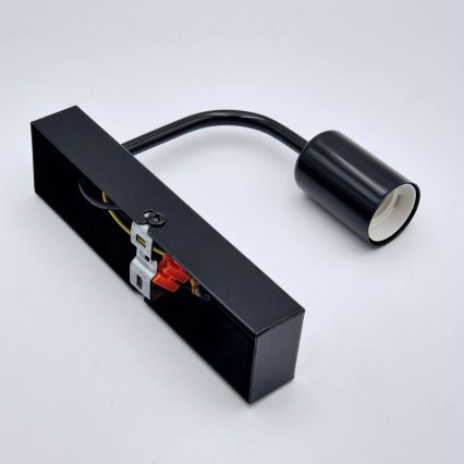 Настенный светильник ASTRID 1xE27/60W/230V черный глянец