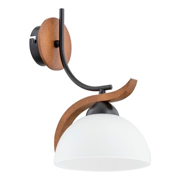 Настенный светильник BAFIA 1xE27/15W/230V коричневый