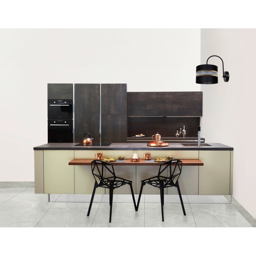 Настенный светильник CORAL 1xE27/60W/230V черная